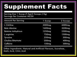 GAME TIME - LOADED PRE WORKOUT