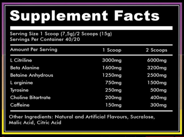 GAME TIME - LOADED PRE WORKOUT